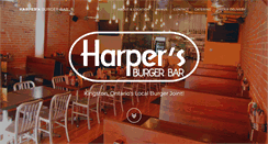 Desktop Screenshot of harpersburgerbar.com