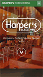 Mobile Screenshot of harpersburgerbar.com